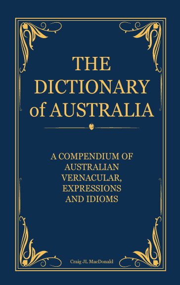 The Dictionary of Australia book cover